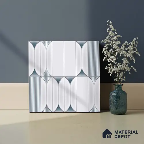 Moroccan Tile TL 04394 K Fenix 213 Decor 12 x 12 inch Ceramic Matte Finish - 9 mm | Please Expect a Slight Variation of Pattern