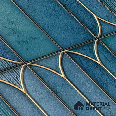 Moroccan Tile TL 04394 I Fenix 212 Decor 1 ft x 1 ft Ceramic Matte Finish - 9 mm | Suitable For Kitchen, Bathroom, Basin Area | Please Expect a Slight Variation of Pattern