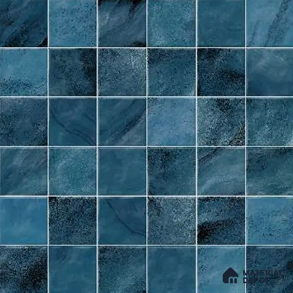 Mosaic Wall & Floor Tile TL 09173 B | Matte Finish 12 x 12 inch Ceramic Tile - 10 mm | Suitable For Kitchen, Bathroom, Bedroom & Office