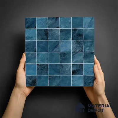 Mosaic Wall & Floor Tile TL 09173 B | Matte Finish 12 x 12 inch Ceramic Tile - 10 mm | Suitable For Kitchen, Bathroom, Bedroom & Office