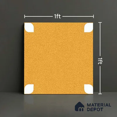 Moroccan Wall & Floor Tile TL 09165 D | Matte Finish 1 ft x 1 ft Ceramic Tile - 10 mm | Suitable For Bathroom, Kitchen, Balcony | Please Expect a Slight Variation of Pattern