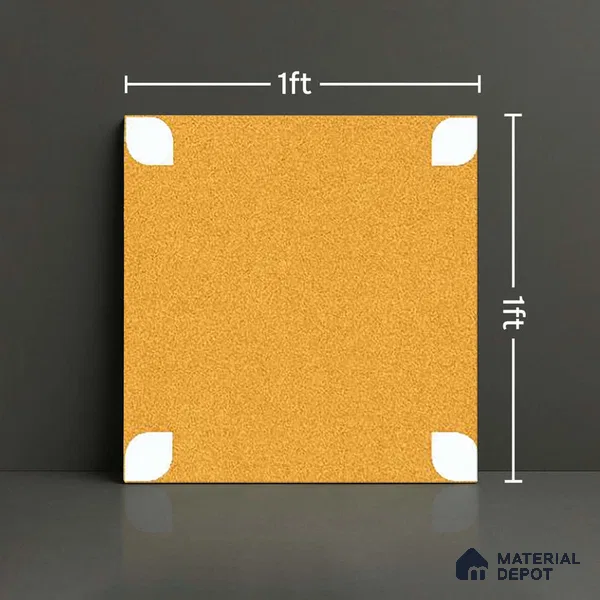 Moroccan Wall & Floor Tile TL 09165 D | Matte Finish 1 ft x 1 ft Ceramic Tile - 10 mm | Suitable For Bathroom, Kitchen, Balcony | Please Expect a Slight Variation of Pattern