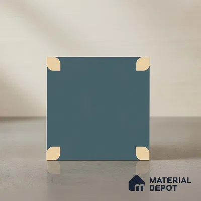 Moroccan Wall & Floor Tile TL 09165 | Matte Finish 1 ft x 1 ft Ceramic Tile - 10 mm | Suitable For Bathroom, Kitchen, Balcony | Please Expect a Slight Variation of Pattern