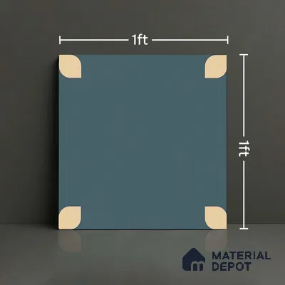 Moroccan Wall & Floor Tile TL 09165 | Matte Finish 1 ft x 1 ft Ceramic Tile - 10 mm | Suitable For Bathroom, Kitchen, Balcony | Please Expect a Slight Variation of Pattern