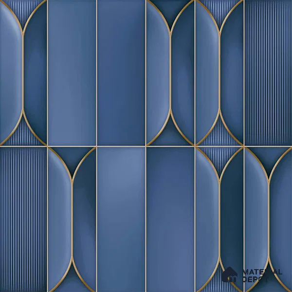 Faux Subway Look Wall Tile TL 09168 B | Glossy Finish 12 x 12 inch Ceramic Tile - 10 mm | Suitable For Kitchen, Bathroom & Dining Area | Please Expect a Slight Variation of Pattern