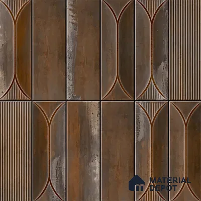 Faux Subway Look Wall Tile TL 09168 E | Matte Finish 12 x 12 inch Ceramic Tile - 10 mm | Suitable For Kitchen, Bathroom & Dining Area | Please Expect a Slight Variation of Pattern