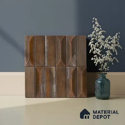 Faux Subway Look Wall Tile TL 09168 E | Matte Finish 12 x 12 inch Ceramic Tile - 10 mm | Suitable For Kitchen, Bathroom & Dining Area | Please Expect a Slight Variation of Pattern