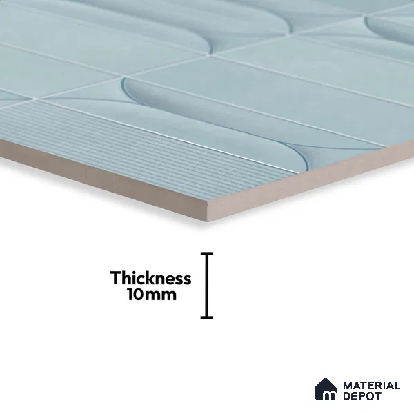 Faux Subway Look Wall Tile TL 09168 F | Matte Finish 12 x 12 inch Ceramic Tile - 10 mm | Suitable For Kitchen, Bathroom & Dining Area | Please Expect a Slight Variation of Pattern