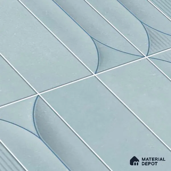 Faux Subway Look Wall Tile TL 09168 F | Matte Finish 12 x 12 inch Ceramic Tile - 10 mm | Suitable For Kitchen, Bathroom & Dining Area | Please Expect a Slight Variation of Pattern