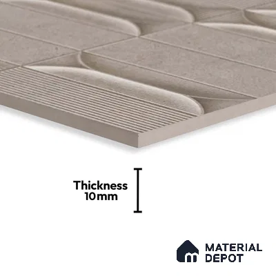 Faux Subway Look Wall Tile TL 09168 G | Matte Finish 12 x 12 inch Ceramic Tile - 10 mm | Suitable For Kitchen, Bathroom & Dining Area | Please Expect a Slight Variation of Pattern