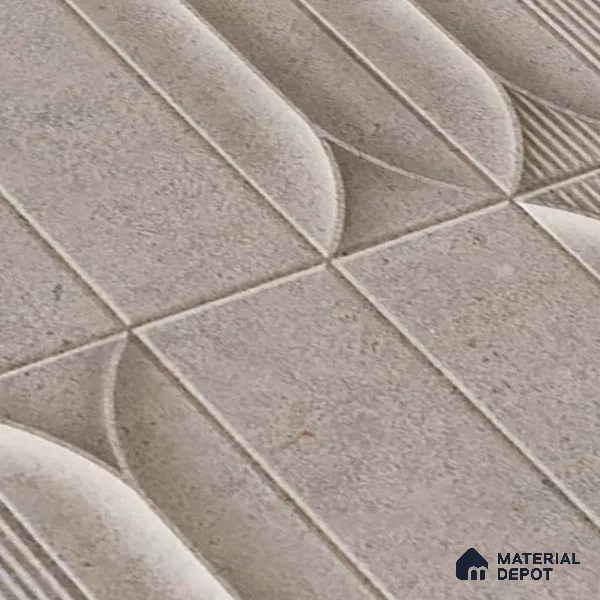 Faux Subway Look Wall Tile TL 09168 G | Matte Finish 12 x 12 inch Ceramic Tile - 10 mm | Suitable For Kitchen, Bathroom & Dining Area | Please Expect a Slight Variation of Pattern