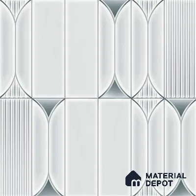 Faux Subway Look Wall Tile TL 09168 | Glossy Finish 12 x 12 inch Ceramic Tile - 10 mm | Suitable For Kitchen, Bathroom & Dining Area | Please Expect a Slight Variation of Pattern