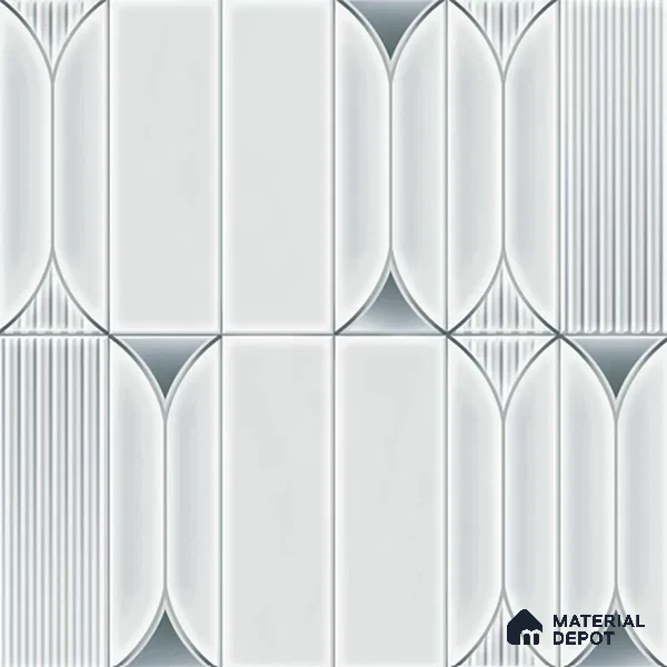 Faux Subway Look Wall Tile TL 09168 | Glossy Finish 12 x 12 inch Ceramic Tile - 10 mm | Suitable For Kitchen, Bathroom & Dining Area | Please Expect a Slight Variation of Pattern