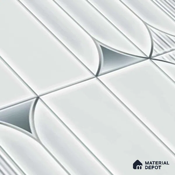 Faux Subway Look Wall Tile TL 09168 | Glossy Finish 12 x 12 inch Ceramic Tile - 10 mm | Suitable For Kitchen, Bathroom & Dining Area | Please Expect a Slight Variation of Pattern