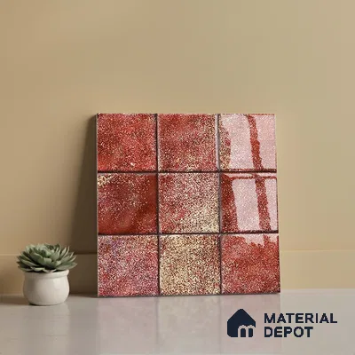 Stone Look Floor Tile TL 09175 C | Glossy Finish 12 x 12 inch Ceramic Tile - 10 mm | Suitable For Kitchen, Bathroom, Bedroom & Office