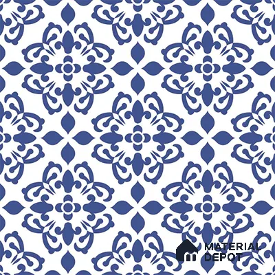 Patterned Look Wall & Floor Tile TL 09155 | Matte Finish 12 x 12 inch Ceramic Tile - 10 mm | Suitable For Kitchen, Bathroom, Bedroom & Office | Please Expect a Slight Variation of Pattern
