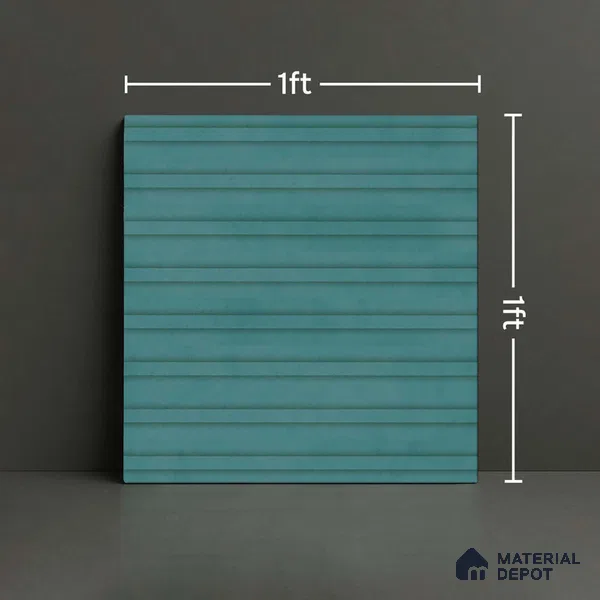 Faux Subway Look Wall Tile TL 09163 B | Matte Finish 12 x 12 inch Ceramic Tile - 10 mm | Suitable For Kitchen, Bathroom & Dining Area | Please Expect a Slight Variation of Pattern