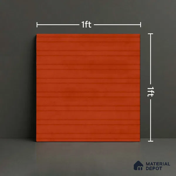 Faux Subway Look Wall Tile TL 09163 D | Matte Finish 12 x 12 inch Ceramic Tile - 10 mm | Suitable For Kitchen, Bathroom & Dining Area | Please Expect a Slight Variation of Pattern