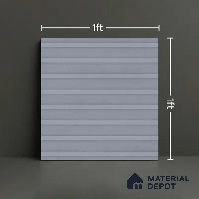 Faux Subway Look Wall Tile TL 09163 | Matte Finish 12 x 12 inch Ceramic Tile - 10 mm | Suitable For Kitchen, Bathroom & Dining Area | Please Expect a Slight Variation of Pattern