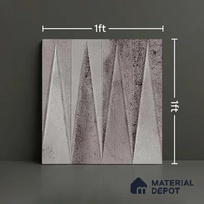 Faux Subway Look Wall Tile TL 09156 B | Glossy Finish 12 x 12 inch Ceramic Tile - 10 mm | Suitable For Kitchen, Bathroom & Dining Area | Please Expect a Slight Variation of Pattern