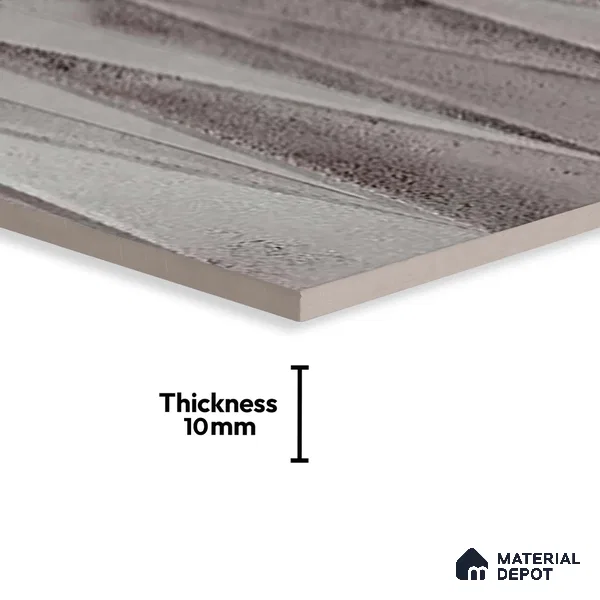 Faux Subway Look Wall Tile TL 09156 B | Glossy Finish 12 x 12 inch Ceramic Tile - 10 mm | Suitable For Kitchen, Bathroom & Dining Area | Please Expect a Slight Variation of Pattern