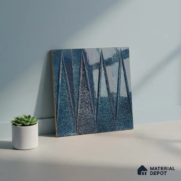 Faux Subway Look Wall Tile TL 09156 D | Glossy Finish 12 x 12 inch Ceramic Tile - 10 mm | Suitable For Kitchen, Bathroom & Dining Area | Please Expect a Slight Variation of Pattern