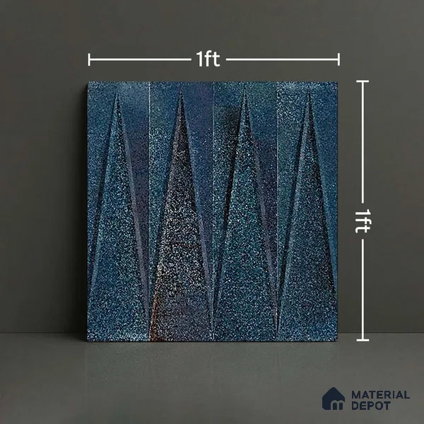 Faux Subway Look Wall Tile TL 09156 D | Glossy Finish 12 x 12 inch Ceramic Tile - 10 mm | Suitable For Kitchen, Bathroom & Dining Area | Please Expect a Slight Variation of Pattern