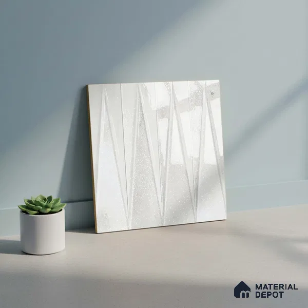 Faux Subway Look Wall Tile TL 09156 | Glossy Finish 12 x 12 inch Ceramic Tile - 10 mm | Suitable For Kitchen, Bathroom & Dining Area | Please Expect a Slight Variation of Pattern