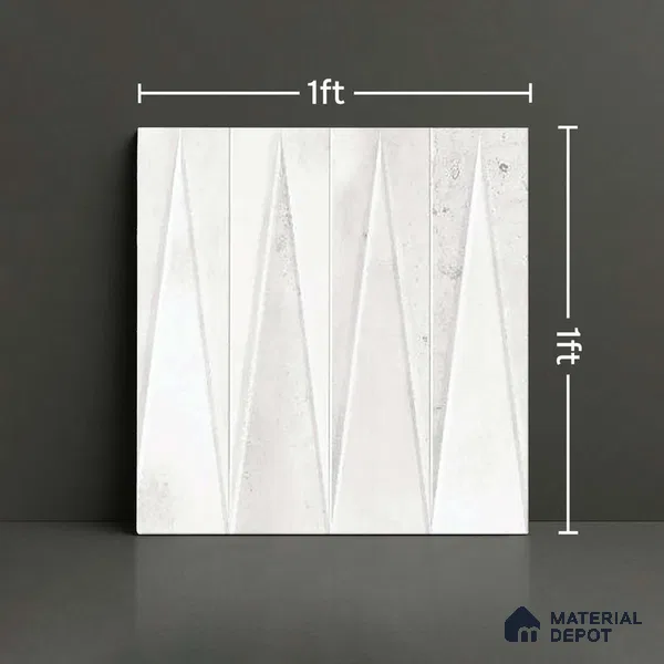 Faux Subway Look Wall Tile TL 09156 | Glossy Finish 12 x 12 inch Ceramic Tile - 10 mm | Suitable For Kitchen, Bathroom & Dining Area | Please Expect a Slight Variation of Pattern
