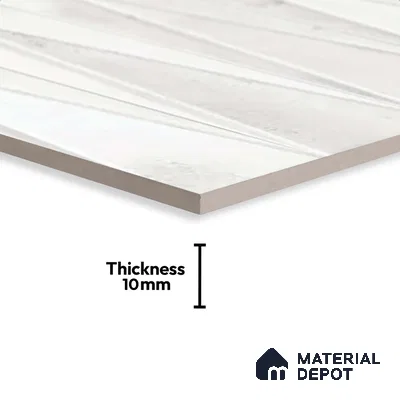 Faux Subway Look Wall Tile TL 09156 | Glossy Finish 12 x 12 inch Ceramic Tile - 10 mm | Suitable For Kitchen, Bathroom & Dining Area | Please Expect a Slight Variation of Pattern