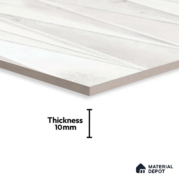 Faux Subway Look Wall Tile TL 09156 | Glossy Finish 12 x 12 inch Ceramic Tile - 10 mm | Suitable For Kitchen, Bathroom & Dining Area | Please Expect a Slight Variation of Pattern