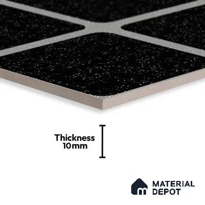 Patterned Look Floor Tile TL 09172 | Matte Finish 12 x 12 inch Ceramic Tile - 10 mm | Suitable For Kitchen, Bathroom, Bedroom & Office | Please Expect a Slight Variation of Pattern