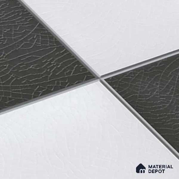 Plain Look Wall & Floor Tile TL 09159 | Matte Finish 12 x 12 inch Ceramic Tile - 10 mm | Suitable For Kitchen, Bathroom, Bedroom & Office | Please Expect a Slight Variation of Pattern
