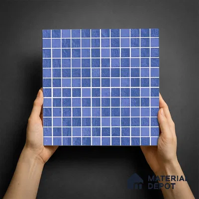 Mosaic Wall & Floor Tile TL 09174 | Matte Finish 12 x 12 inch Ceramic Tile - 10 mm | Suitable For Kitchen, Bathroom, Bedroom & Office