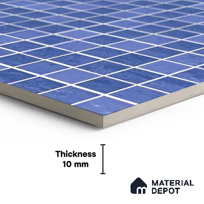 Mosaic Wall & Floor Tile TL 09174 | Matte Finish 12 x 12 inch Ceramic Tile - 10 mm | Suitable For Kitchen, Bathroom, Bedroom & Office