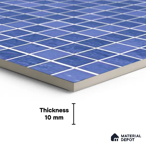 Mosaic Wall & Floor Tile TL 09174 | Matte Finish 12 x 12 inch Ceramic Tile - 10 mm | Suitable For Kitchen, Bathroom, Bedroom & Office