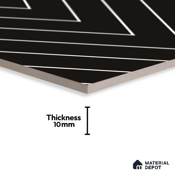 Patterned Look Wall & Floor Tile TL 09169 B | Matte Finish 12 x 12 inch Ceramic Tile - 10 mm | Suitable For Kitchen, Bathroom, Bedroom & Office | Please Expect a Slight Variation of Pattern