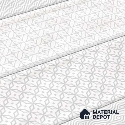 Faux Subway Look Wall Tile TL 09157 | Glossy Finish 12 x 12 inch Ceramic Tile - 10 mm | Suitable For Kitchen, Bathroom & Dining Area | Please Expect a Slight Variation of Pattern