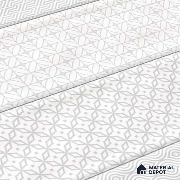 Faux Subway Look Wall Tile TL 09157 | Glossy Finish 12 x 12 inch Ceramic Tile - 10 mm | Suitable For Kitchen, Bathroom & Dining Area | Please Expect a Slight Variation of Pattern
