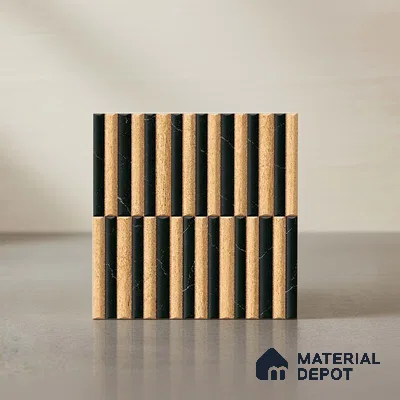 Patterned Look Wall Tile TL 09162 | Matte Finish 12 x 12 inch Ceramic Tile - 10 mm | Suitable For Kitchen, Bathroom, Bedroom & Office | Please Expect a Slight Variation of Pattern