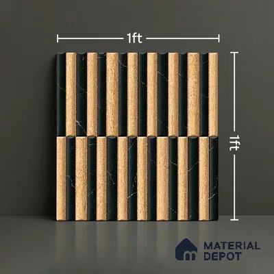Patterned Look Wall Tile TL 09162 | Matte Finish 12 x 12 inch Ceramic Tile - 10 mm | Suitable For Kitchen, Bathroom, Bedroom & Office | Please Expect a Slight Variation of Pattern