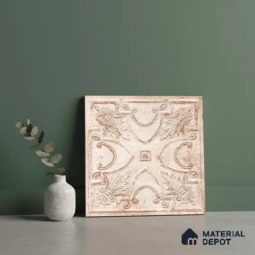 Patterned Look Wall Tile TL 09154 B | Matte Finish 12 x 12 inch Ceramic Tile - 10 mm | Suitable For Kitchen, Bathroom, Bedroom & Office