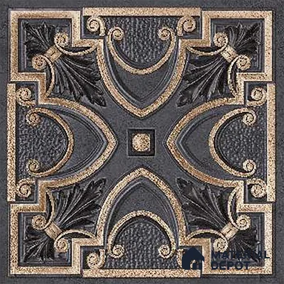 Patterned Look Wall Tile TL 09154 C | Matte Finish 12 x 12 inch Ceramic Tile - 10 mm | Suitable For Kitchen, Bathroom, Bedroom & Office