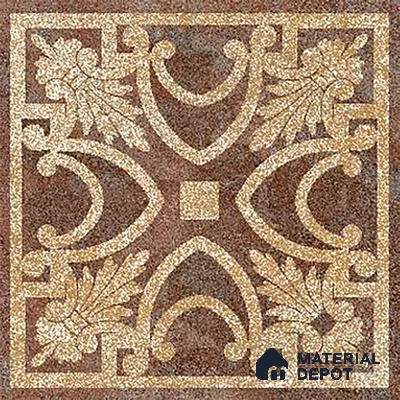 Patterned Look Wall Tile TL 09154 D | Matte Finish 12 x 12 inch Ceramic Tile - 10 mm | Suitable For Kitchen, Bathroom, Bedroom & Office