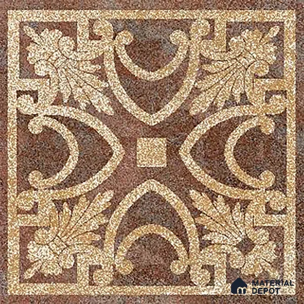 Patterned Look Wall Tile TL 09154 D | Matte Finish 12 x 12 inch Ceramic Tile - 10 mm | Suitable For Kitchen, Bathroom, Bedroom & Office