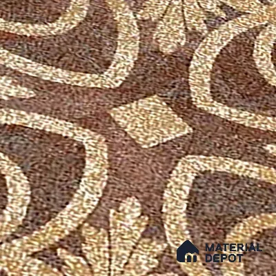 Patterned Look Wall Tile TL 09154 D | Matte Finish 12 x 12 inch Ceramic Tile - 10 mm | Suitable For Kitchen, Bathroom, Bedroom & Office
