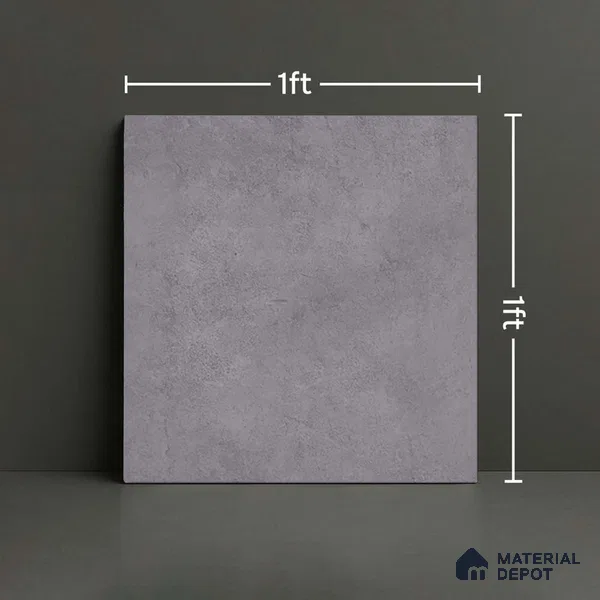 Stone Look Wall & Floor Tile TL 09154 E | Matte Finish 12 x 12 inch Ceramic Tile - 10 mm | Suitable For Kitchen, Bathroom, Bedroom & Office
