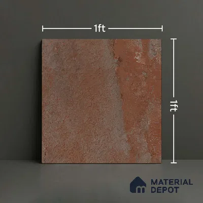Stone Look Floor Tile TL 09154 H | Matte Finish 12 x 12 inch Ceramic Tile - 10 mm | Suitable For Kitchen, Bathroom, Bedroom & Office