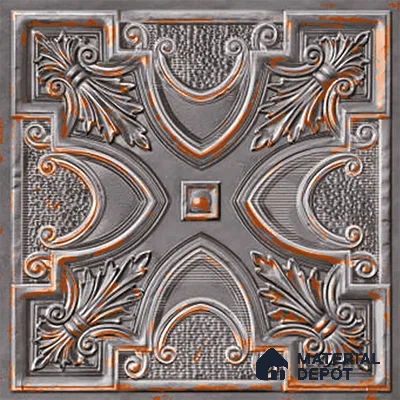 Patterned Look Wall Tile TL 09154 | Matte Finish 12 x 12 inch Ceramic Tile - 10 mm | Suitable For Kitchen, Bathroom, Bedroom & Office
