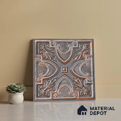 Patterned Look Wall Tile TL 09154 | Matte Finish 12 x 12 inch Ceramic Tile - 10 mm | Suitable For Kitchen, Bathroom, Bedroom & Office